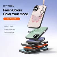 iPhone 17 - Dux Ducis - Luvy Series, Love Edition (Schmetterling), pink – Bild 4