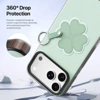 iPhone 17 Pro Max - Dux Ducis - Luvy Series, Love Edition (Lucky Clover), green – Bild 9