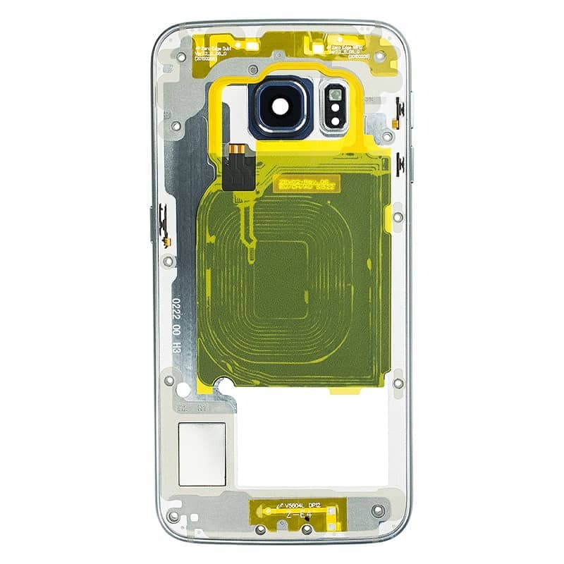 Samsung Galaxy S6 edge – châssis intermédiaire blanc, neuf, d'origine – 2