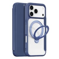 Apple iPhone 17 Pro - Dux Ducis Skin X Pro Series MagStand bleu foncé – Bild 1