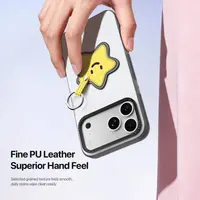 iPhone 17 Pro - Dux Ducis - Série Luvy, édition Love (étoile jaune), blanc – Bild 10