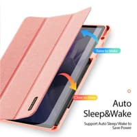 Samsung Galaxy Tab S9 - Dux Ducis Domo Series, aufstellbares Flip-Etui, Grau – Bild 4