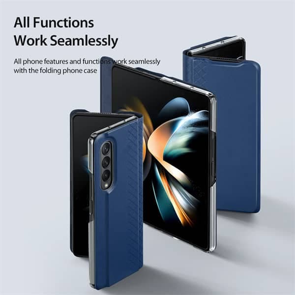 Samsung Galaxy Z Fold 5 - Dux Ducis Bril Series brun – 3