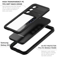 Samsung Galaxy S23 - Redpepper IP68 Mars Series Waterproof Outdoor Case, black – Bild 3