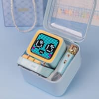 Divoom - DitooMic- 8 Bit Pixel Art Speaker - Bluetooth - Karaoke & Voice Morphing - Blue – Bild 5