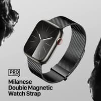 Apple Watch - DUX Milanese Pro Version Strap - 42mm/44mm/45mm/46mm(10.Gen)/49mm, Black – Bild 7