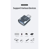 Rock - RCB0770 CA03 USB-A to Type-C 3.0 adapter, black – Bild 9