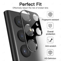Google Pixel 9 Pro XL - Tempered Glass / Panzerglas Rückkamera - vollflächig schwarz – Bild 5