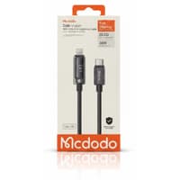 McDodo - Cab Vision, 36W USB-C vers câble Lightning, 1.2m avec écran OLED, noir – Bild 1