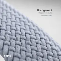 RPD Magnos Magnet Armband Nylon Geflochten für Apple Watch 44/45/46/49mm - Nebelblau – Bild 2