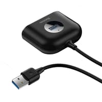 Baseus - 4-in-1 USB HUB adapter, 1m, black (CAHUB-AY01) – Bild 3