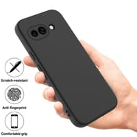 Google Pixel 9a - Silikon Schutzhülle, schwarz – Bild 3