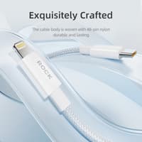 ROCK - RCB0874 Type-C to Lightning fast charging cable, 1 m – Bild 7
