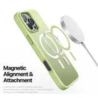 iPhone 16 Pro - Dux Ducis Yind Series with Magsafe in lime green – Bild 5