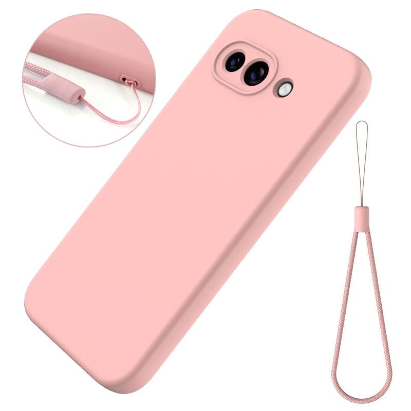 Google Pixel 9a custodia in silicone rosa – 2