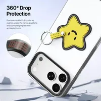 iPhone 17 Pro - Dux Ducis - Série Luvy, édition Love (étoile jaune), blanc – Bild 9