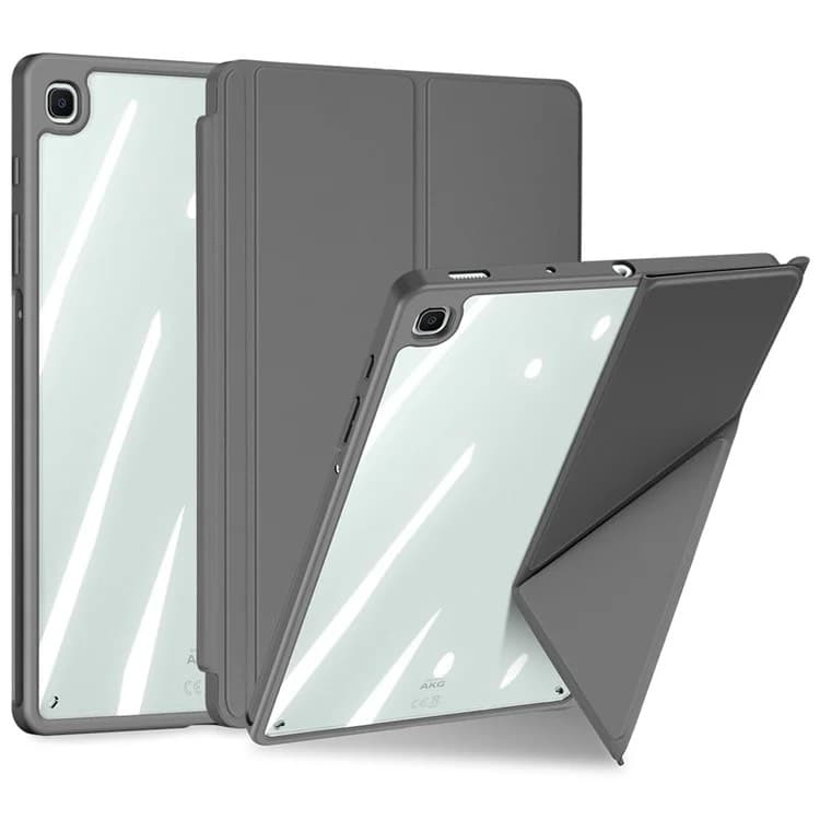 Samsung Galaxy Tab S6 Lite (2020/2022/2024) - Dux Ducis Magi Series, étui à rabat relevable, gris – 2