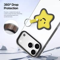 iPhone 17 Pro Max - Dux Ducis - Luvy Series, Love Edition (Yellow Star), white – Bild 9