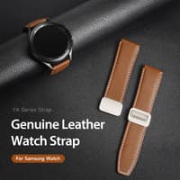 Galaxy Watch - Cinturino DUX Gadget Series in vera pelle (20 mm), versione YA, marrone – Bild 5