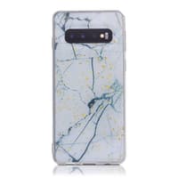 Samsung S10 marmo bianco e scaglie d'oro – Bild 1