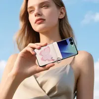Galaxy Z Flip8 - Dux Ducis - Serie Luvy Butterfly, Edizione Love (Farfalla), rosa chiaro – Bild 8