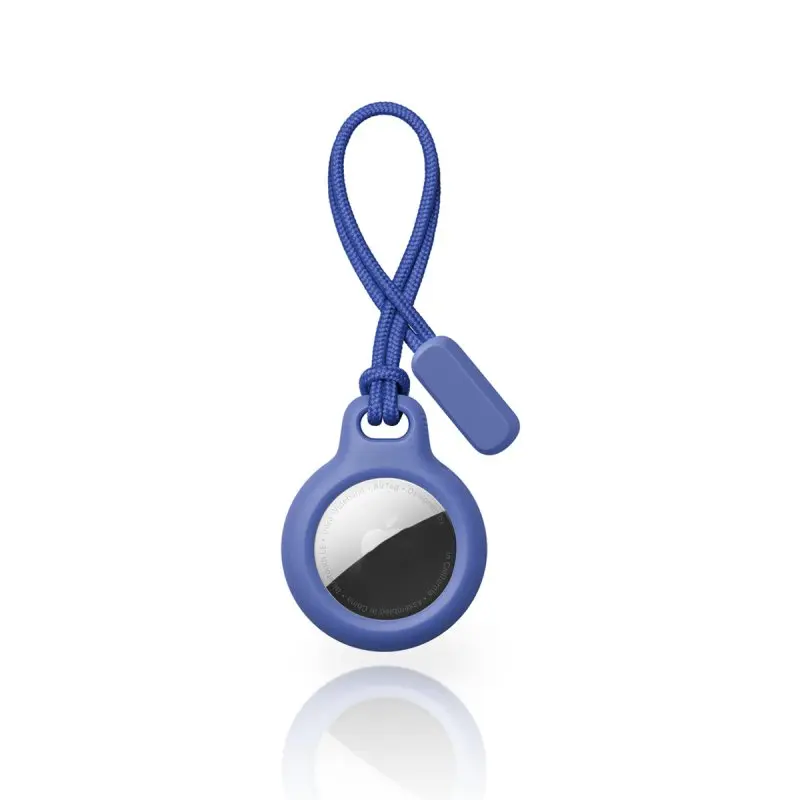 Porte-clés AirTag - RPD Coque rigide avec dragonne, Bleu