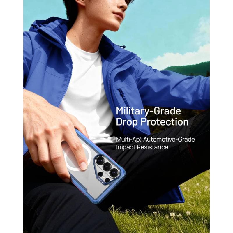 Samsung Galaxy S26 Ultra - Raptic Defense SHIELD with Magsafe function, iridescent – 3