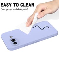 Google Pixel 9a custodia in silicone viola – Bild 8