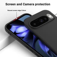 Google Pixel 10 / 10 Pro - Silikon Schutzhülle, schwarz – Bild 5
