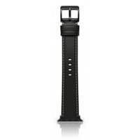 Apple Watch - Leather strap (38/40/41mm) - Black with black buckle – Bild 1