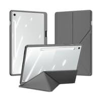 Samsung Galaxy Tab S10 FE Plus - Serie Dux Ducis Magi, custodia flip stand-up, grigio – Bild 1