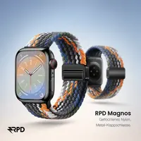 RPD Magnos Cinturino Magnetico Nylon per Apple Watch 44/45/46/49mm - Blu Denim – Bild 5