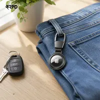 Porte-clés AirTag - RPD Coque métallique, fermeture magnétique, Noir – Bild 4