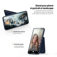 Dux Ducis - Galaxy S25 Edge - Rafi II Magnetische Hülle mit Kickstand & Kartenfächern, Blau – Bild 7