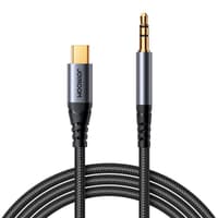 Joyroom - SY-A07 Audio transfer series AUX cable (Type-C to 3.5mm, 1.2m), black – Bild 1