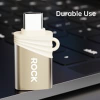 Rock - L12 USB-A 3.0 to Type-C OTG Adapter, Gold – Bild 3