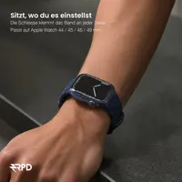 RPD Magnos Magnet Armband Nylon Geflochten für Apple Watch 44/45/46/49mm - Mitternacht – Bild 4