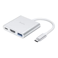 Hoco HB14 USB-C Adapter for USB | HDMI | USB-C Silver – Bild 1