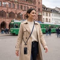 RPD Handykette Universal Nylon Necklace - Robuste Einlegekarte - für alle Smartphones, Olivgrün – Bild 6