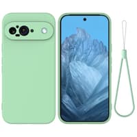 Google Pixel 9 - Silicone protective case, green – Bild 1