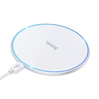 HOCO Ultra-thin Wireless Fast Charger CW6 pro white – Bild 1