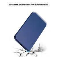 Samsung Galaxy S9 Plus - X-Level FIBColor Flip Wallet Etui, similicuir, 360° protection circulaire, or – Bild 8