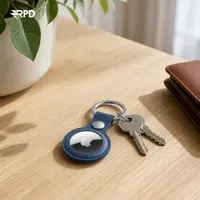 AirTag Schlüsselanhänger - RPD Case im gewebten Twill-Look, Blau – Bild 5