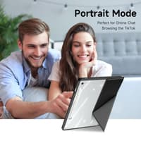 Samsung Galaxy Tab S10 FE Plus - Serie Dux Ducis Magi, custodia flip stand-up, grigio – Bild 3