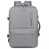 Okade - S2304 Notebook backpack - USB, water-repellent, business and travel, up to 17.3 inch, gray – Bild 1