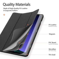 Samsung Galaxy Tab S10FE Plus - Serie Dux Ducis Domo, custodia flip stand-up, nero – Bild 7