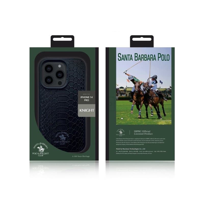 iPhone 13 Pro Max - Santa Barbara Polo & Racquet Club Knight Case, Schwarz – 3