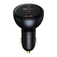 Baseus - Quick Charge - Chargeur rapide multi-ports pour voiture, 160W, Gris (TZCCZM-0G) – Bild 1
