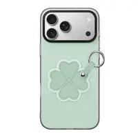iPhone 17 Pro - Dux Ducis - Série Luvy, édition Love (trèfle à quatre feuilles), vert – Bild 2