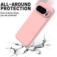 Google Pixel 10 Pro XL - Silikon Schutzhülle, Rosa – Bild 7